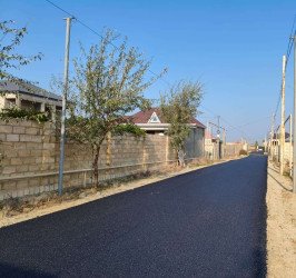 Murtuza Muxtarov küçəsinə asfalt örtüyü verilərək təmir edilmişdir