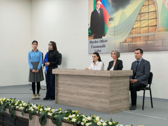 Uşaq Səfirlər Məclisinin nümayəndələri ilə Siyəzən şəhər 2 saylı tam orta məktəbdə tədbir təşkil olunmuşdur