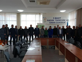 5 Mart - Bədən Tərbiyəsi və İdman Gününə həsr olunmuş idman ictimaiyyəti ilə görüş keçirilmişdir