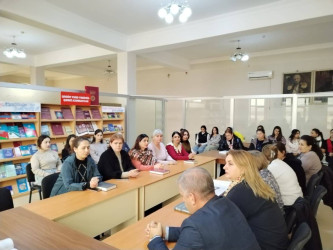 17 noyabr – Milli Dirçəliş Günü ilə əlaqədar “Heydər Əliyev  və xalqın azadlıq tarixi” mövzusunda tədbir keçirilmişdir
