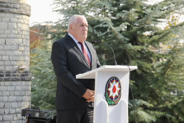 “Dəmir yumruq” abidəsinin ətrafında 8 Noyabr – Zəfər Günü münasibətilə təntənəli tədbir keçirilmişdir