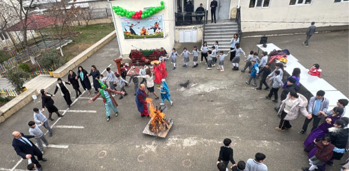 Novruz bayramı ilə əlaqədar Siyəzən şəhər inteqrasiya təlimli internat tipli gimnaziyada tədbir keçirilmişdir
