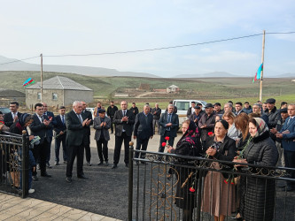 Eynibulaq kəndindən olan şəhidlərin əziz xatirəsinə inşa edilmiş bulağın açılış mərasimi keçirilmişdir