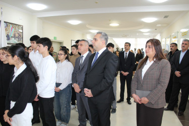 9 Noyabr - Azərbaycan Respublikasının Dövlət Bayrağı Günü ilə əlaqədar tədbir keçirilmişdir