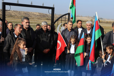 Siyəzən rayonunun Böyük Həmyə kəndi ərazisində yerləşən “Göyçə” yaşayış massivi fasiləsiz içməli su ilə təmin olunmuşdur