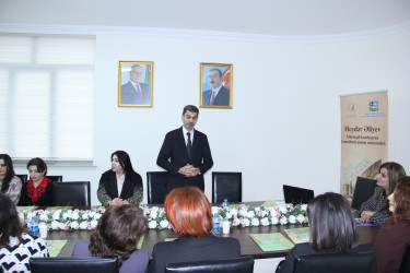 “Heydər Əliyev Müstəqil Azərbaycan Konstitusiyasının memarıdır” mövzusunda tədbir keçirilmişdir