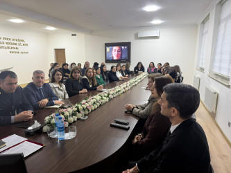 “Konstitusiya və Suverenlik İli” çərçivəsində “Erkən nigaha qarşı birlikdə mübarizə” mövzusunda tədbir keçirilmişdir