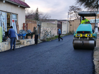 Heydər Əliyev küçəsinə asfalt örtüyü verilərək təmir edilmişdir