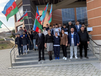 Yunan-Roma və sərbəst güləş üzrə U15 ölkə birinciliyinin qalibləri Yılmaz Səmədov və Tunar Sazmani ilə görüş keçirilmişdir