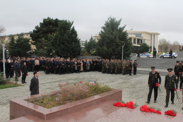 12 Dekabr – Ümummilli Lider Heydər Əliyevin anım günü ilə əlaqədar Ulu Öndərin abidəsi ziyarət olunmuşdur