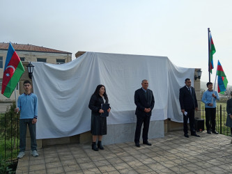 Eynibulaq kəndindən olan şəhidlərin əziz xatirəsinə inşa edilmiş bulağın açılış mərasimi keçirilmişdir