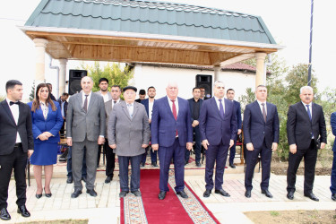 Siyəzən şəhərində yeni salınmış mədəniyyət və istirahət parkının təqdimat mərasimi keçirilmişdir