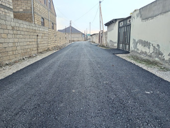 Şamil Baxşiyev və Nicat Xələfov küçələrinə asfalt örtüyü verilərək təmir edilmişdir