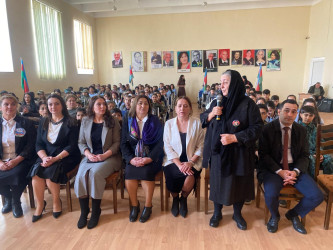 8 Noyabr – Zəfər Günü ilə əlaqədar Siyəzən şəhər 1 saylı tam orta ümumtəhsil məktəbində tədbir keçirilmişdir